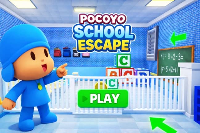 🧢ESCAPE POCOYO SCHOOL (Obby)